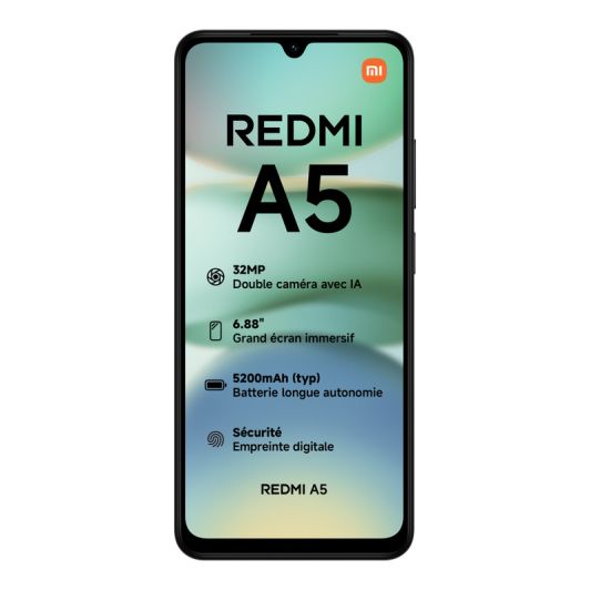 Movil XIAOMI Redmi A5 128GB Negro