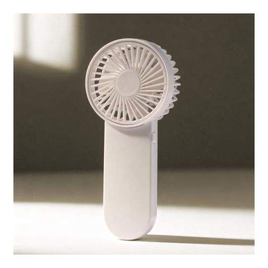 Mini Ventilador Portátil 6600rpm Blanco con pilas 