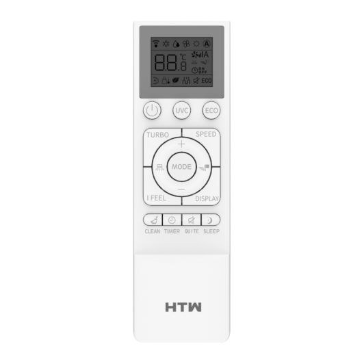 Aire Acondicionado Split 1x1 Bomba de Calor, 2250 Frigorías, ideal 15-20m2, con WiFi, HTW Inverter A++