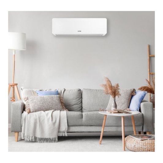 Aire Acondicionado Split 1x1, 3000 Frigorías, ideal 25-30m2, con WiFi, Inverter A++ HTW HTWS035IX75B 