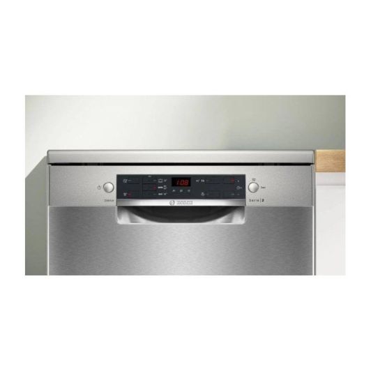 Lavavajillas 60cm, 12 servicios, Sistema Aquastop, Inox BOSCH SMS25GI09F