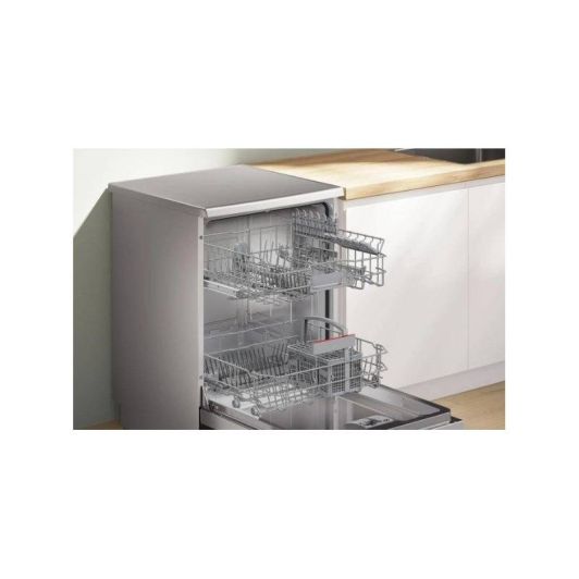 Lavavajillas 60cm, 12 servicios, Sistema Aquastop, Inox BOSCH SMS25GI09F