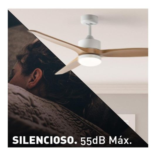 Ventilador de techo con aspas, 132cm, motor DC, invierno-verano JATA JVTE4232