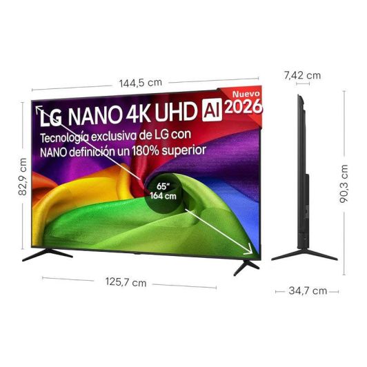 Televisor LG NanoCell 50U7005H de 50 pulgadas 4K UHD Smart TV WebOS HDR10 AI Sound Pro