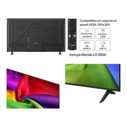 Televisor LG NanoCell 50U7005H de 50 pulgadas 4K UHD Smart TV WebOS HDR10 AI Sound Pro
