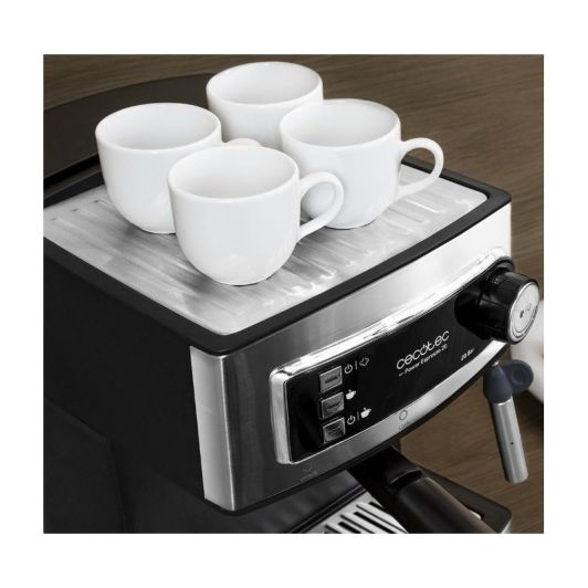 Cafetera Expresso 20 bares, café molido, 850w, CECOTEC Power Espresso