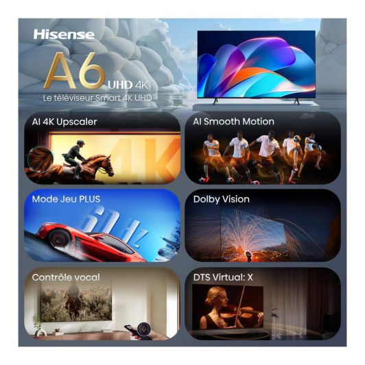 TV HISENSE 58A6S