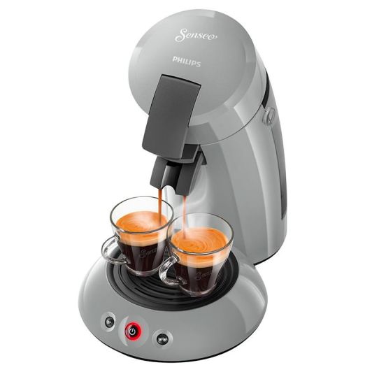 Cafetera Cápsulas PHILIPS 1450W 0,7 L Coffee Boost Crema Plus Gris 1 o 2 Tazas HD6553/71