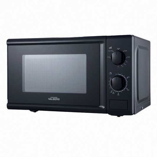 Microondas con Grill 20L VALBERG 700W 1000W Negro Mecánico MWO 20 GM K343C