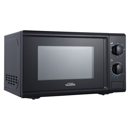 Microondas con Grill 20L VALBERG 700W 1000W Negro Mecánico MWO 20 GM K343C