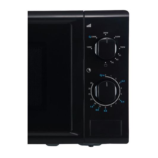 Microondas con Grill 20L VALBERG 700W 1000W Negro Mecánico MWO 20 GM K343C