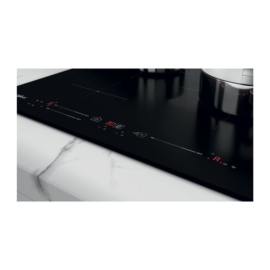 Placa Inducción 3 zonas,  7200w, mando táctil slider WHIRLPOOL WSS 6360 BF