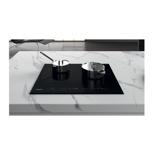 Placa Inducción 3 zonas,  7200w, mando táctil slider WHIRLPOOL WSS 6360 BF