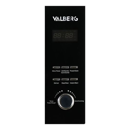  Microondas 800W con Horno 2200W 23L VALBERG 2200W Negro Multifunción Convección MWO 23 CG 902C 2