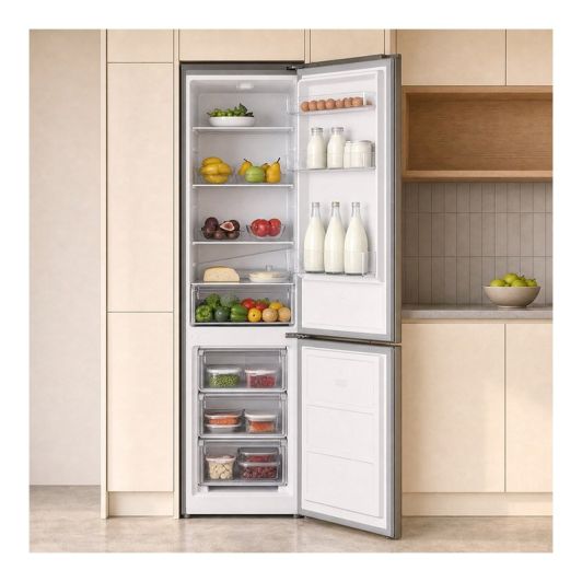 Frigorífico Combi VALBERG CS 315 C 315L 186cm Estático Inox Clase C