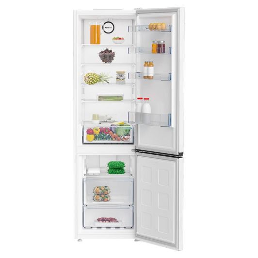 Frigorífico combi, NoFrost, 355L, clase E, altura 2M, blanco, BEKO B1RCNE404W 