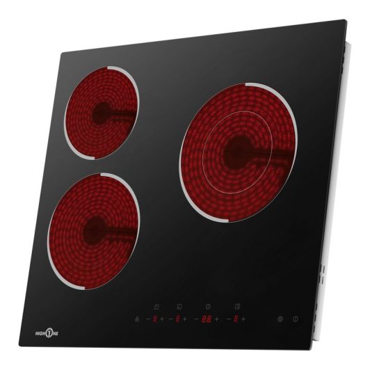Placa vitrocerámica 3 zonas, 5200w,  HIGH ONE VH 3 T 007C