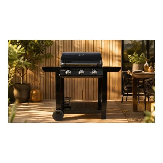 Barbacoa Gas 3 Quemadores VALBERG 3 Quemadores Plancha 8-10 Personas BBQGZ VAL3BPL6141