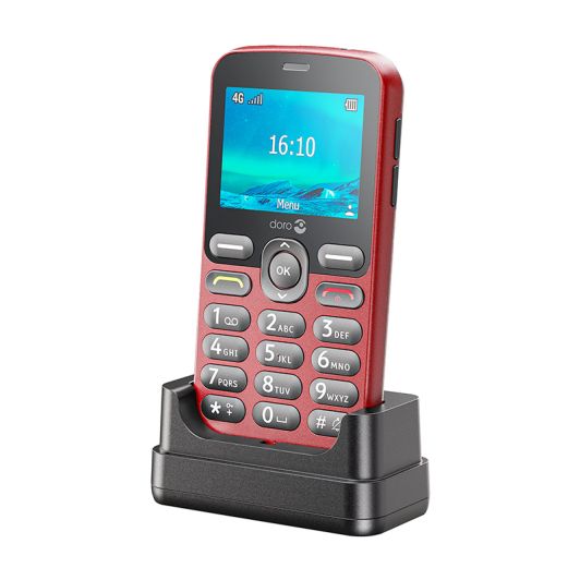 Teléfono Móvil Senior Doro 1855 Rojo 4G
