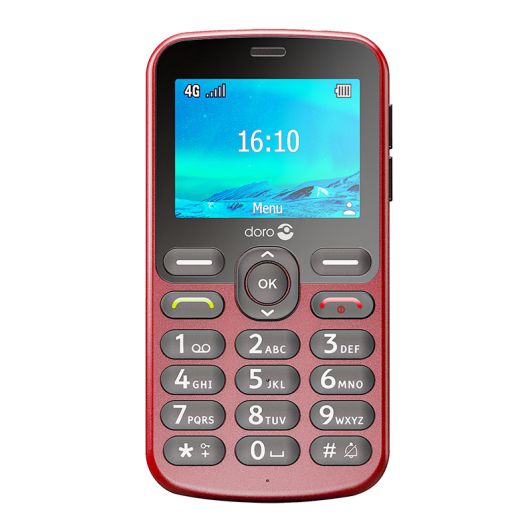 Teléfono Móvil Senior Doro 1855 Rojo 4G