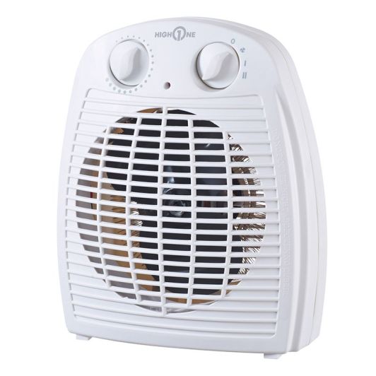 Calefactor Portátil Eléctrico HIGH ONE 2000W  Blanco