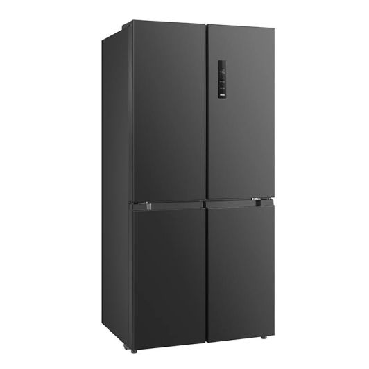 Frigorífico 4 puertas 474L, No-Frost, Clase E, color negro, VALBERG 4D 474 E B625C
