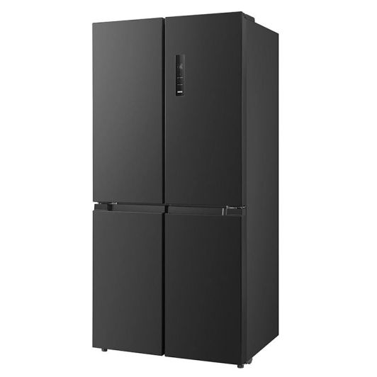 Frigorífico 4 puertas 474L, No-Frost, Clase E, color negro, VALBERG 4D 474 E B625C