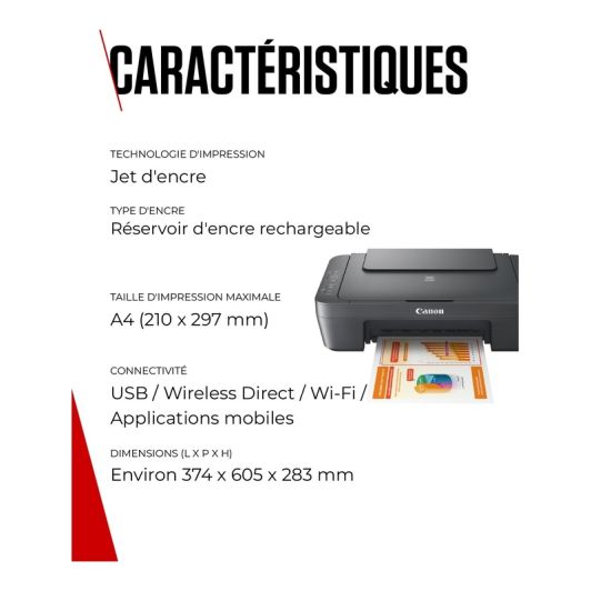 Impresora Canon MG2556S multifunción 3 en 1