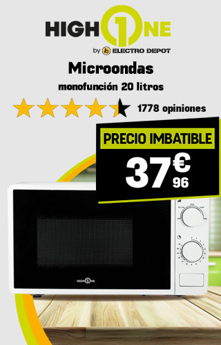 Microondas HIGH ONE a precio imbatible