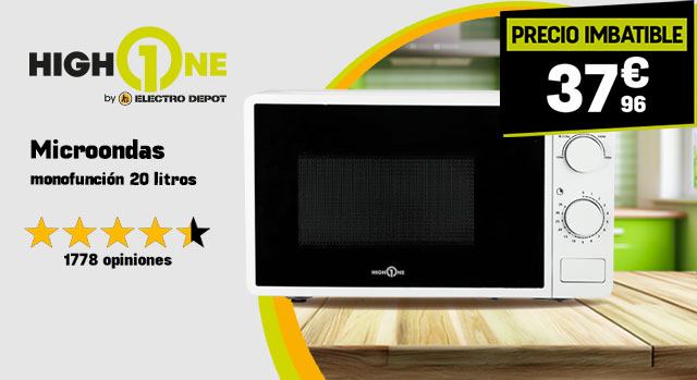 Microondas HIGH ONE a precio imbatible