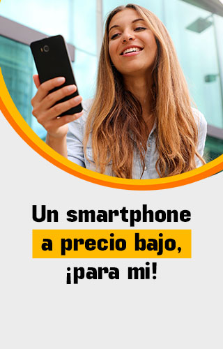 Un smartphone a precio bajo, ¡para mi!