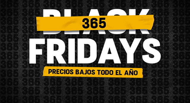 365 Black fridays, precios bajos todo el año