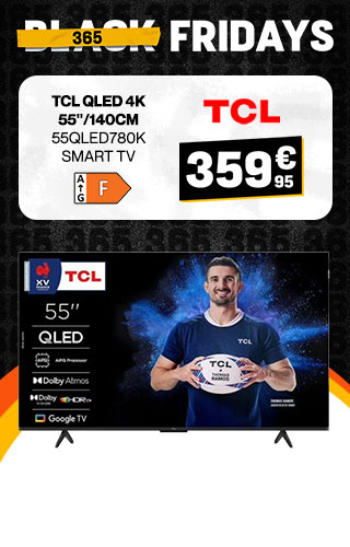 TV QLED 4K 55'' TCL - 359€95