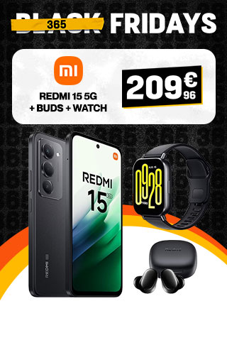 Redmi 15 5G + Buds + Watch 229€