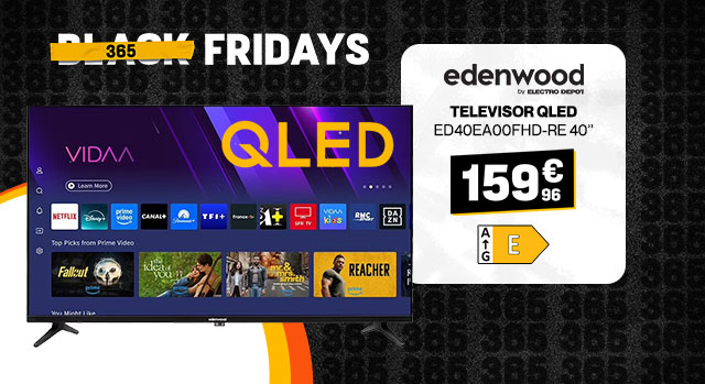 TV QLED 40'' TCL - 159€96