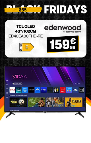 TV QLED 40'' TCL - 159€96