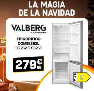 Frigorífico combi estático VALBERG 279,96€
