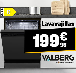 Producto del mes : LAVAVAJILLAS DE 60CM VALBERG