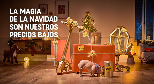 La magia de la navidad son nuestros precios bajos