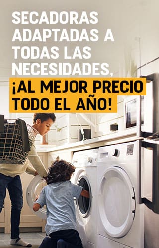 Secadoras adaptadas a todas las necesidades, ¡al mejor precio todo el año! 