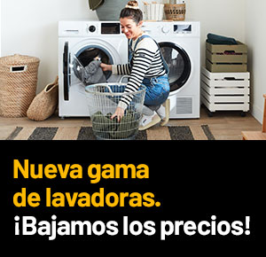 Nueva gama de lavadoras ¡Bajamos los precios!