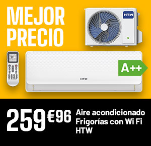 Mejor Precio - Aire acondicionado Frigorias con WI FI HTW - 259€96