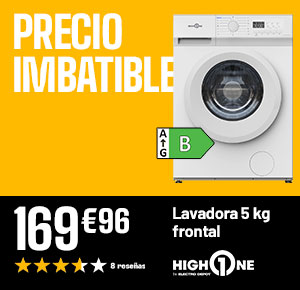 Precio Imbatible - Lavadora 8Kg frontal - 169€96