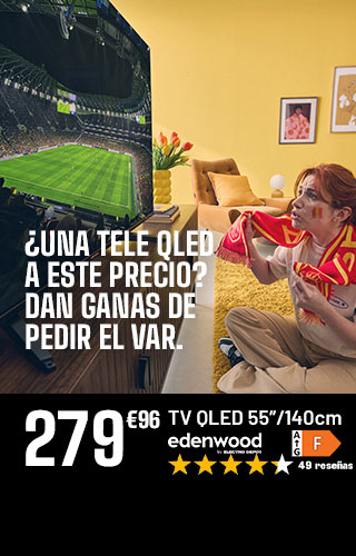 Una tele QLED a este precio? Dan ganas de pedir el VAR.