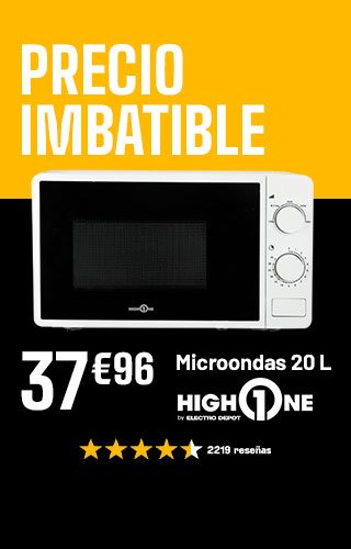 Precio imbatible - Microondas 20 L HighOne - 36€96
