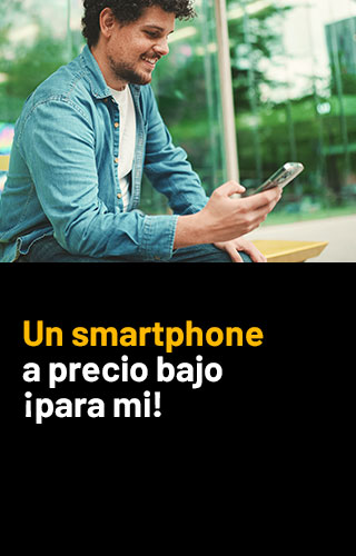Un smartphone, a precio bajo ¡para mi!