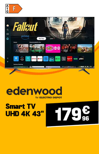 TV EDENWOOD ED43A07UHD-RE 179,96€