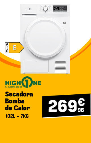  SECADORA BOMBA DE CALOR 7KG Clase E 269,96 €