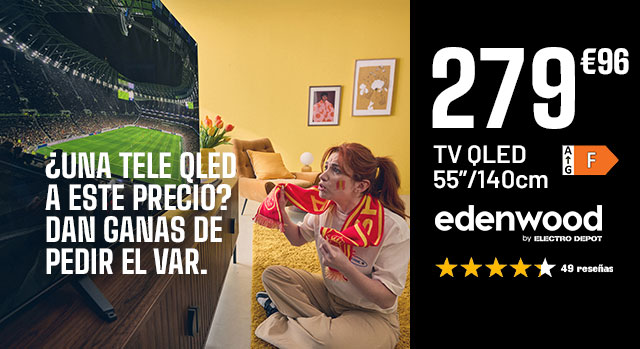Una tele QLED a este precio? Dan ganas de pedir el VAR.