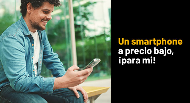 Un smartphone, a precio bajo ¡para mi!